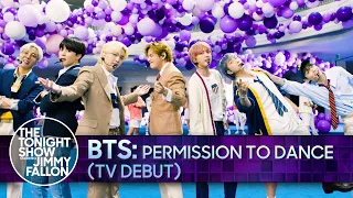 bts permission to dance tv debut the tonight show starring jimmy fallon