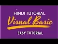 Visual Basic Net Tutorial in Hindi Easy Tutorial Part - 4