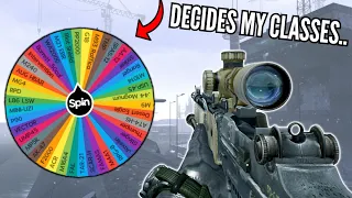 i let a random wheel decide my classes MW2 nuke challenge