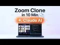 I Built a Full Zoom Clone in 10 Minutes with Claude Code