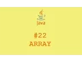 Array Java Bahasa Indonesia