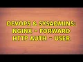 DevOps SysAdmins Nginx - Forward HTTP AUTH