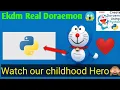 How to draw Doraemon Using Python Draw Doraemon Source Code Python Project