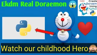 How to draw Doraemon Using Python Draw Doraemon Source Code Python Project