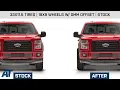 Stock 2015-2020 F150 33x11 5 Tires 18x9 Wheels w 0MM Offset W T Fitment