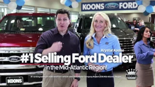 Koons is THE selling Ford dealer