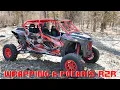 Vinyl wrapping a Polaris RZR