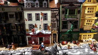 Custom LEGO Harry Potter Diagon Alley with Interior