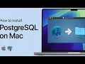 Como Instalar PosgreSQL en Mac 2026 M1 M2 M3 M4 M5 Full Setup Guide