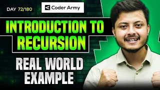 Lecture 51 Introduction To Recursion From Basic To Advance