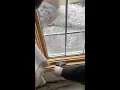 How to remove a casement window sash