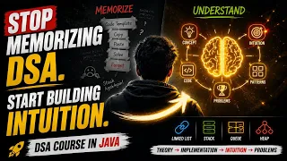 Stop Memorizing DSA Start Building Intuition DSA Course in Java