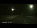 Driving from Edgewood Maryland to Bel Air A emissions Kiosk at night