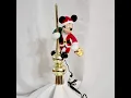 Disney Mickey Mouse Lighted Animated Tree Topper 1995 Mr Christmas
