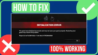FIX INITIALIZATION ERROR DBD XBOX 2023 How to Fix Initialization Error Dead by Daylight Xbox