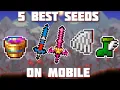 Terraria Mobile 1 4 4 9 - 5 Seeds to Best Start How to get hermes boots enchanted sword Etc