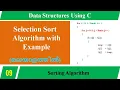 Lecture 9 Selection Sort Algorithm with an Example in Malayalam - Data Structures
