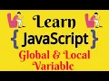 JavaScript Lecture - 18 Global Local Variable