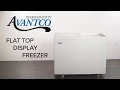 Avantco Flat Top Display Freezer