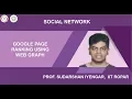 Google Page Ranking Using Web Graph