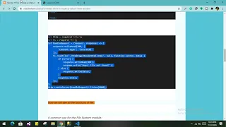 Node Js tutorial Render HTML as Response render html file in node using expressjs Html output
