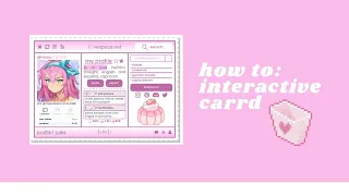 social site interactive carrd tutorial