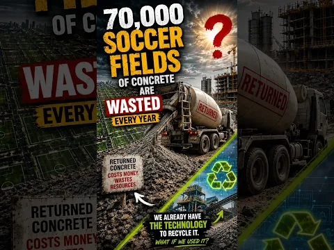 Why 70,000 Soccer Fields of Concrete Are Wasted Every Year SHORT