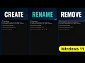 How to Create Rename and Remove Folder Using Command Prompt Windows 11 CMD Commands