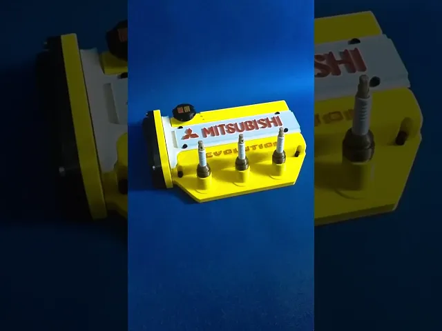 Mitsubishi Evo Key Holder with led lamp video thumbnail