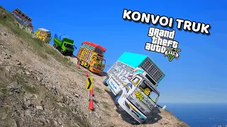 KONVOI TRUK DI ATAS GUNUNG - GTA 5 MOD