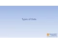 Types of Data