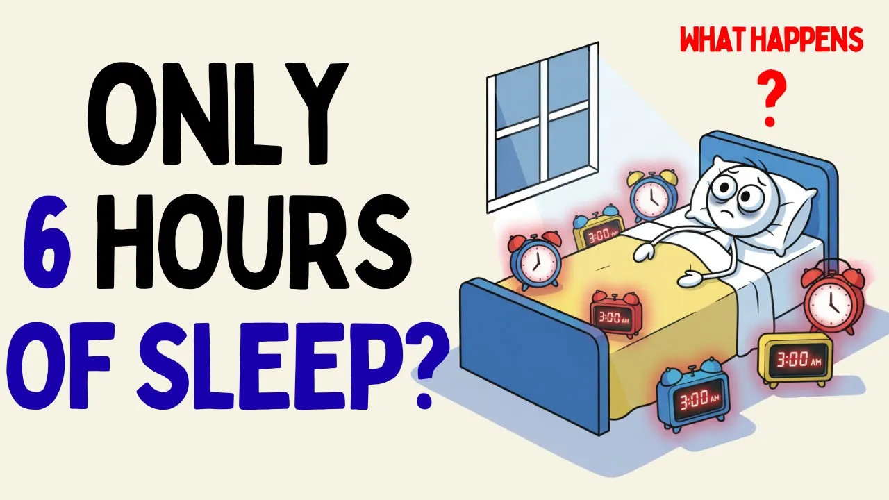 This Is What Happens When You Sleep Less Than 6 Hours. (Science Explained)