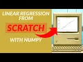 Linear Regression with Gradient Descent From Scratch with Numpy
