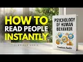 Psychology of Human Behavior - How to Read People Instantly Mindset book