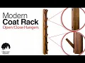 Modern Coat Rack How to Build