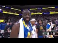 Draymond Green steps on Domantas Sabonis and gets ejected from the game vs Kings FULL SEQUENCE