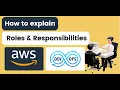 How to explain DevOps AWS Roles and Responsibilities with ChatGPT Hack AWS DevOps Example