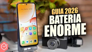 TOP 7 CELULARES CUSTO BENEFÍCIO com BATERIA ENORME para COMPRAR EM 2026!