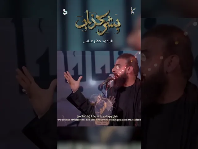 ⁣بشر كذاب | اني وياك يبو بيتي / الرادود خضر عباس
