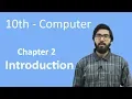 10th Class Computer - Ch 2