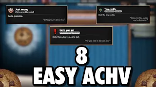 8 EASY EARLY GAME Cookie Clicker Achievements