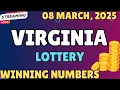 Virginia Day Lottery Results For - 08 Mar 2025