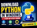 How to Download Install Python on Windows 11 2026 Beginner Guide