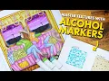 Mastering ALCOHOL MARKER Textures Patterns Adult Coloring Tutorial