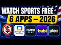 6 FREE Apps to Watch LIVE SPORTS Google TV Freeplay