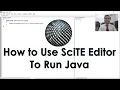 Std 12 Computer Practical SciTE Editor How to Use SciTE Editor to Run Java program