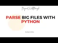 Cyber Security CTF Vulnhub Gaara Parse Big Files With Python