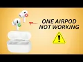 Airpods One Side Not Working Fixed in 3 Minutes