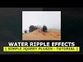 Water Ripple effect - Simple jQuery Plugin Tutorial