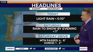 KOIN 6 Weather Forecast Winter weather takes aim at Portland